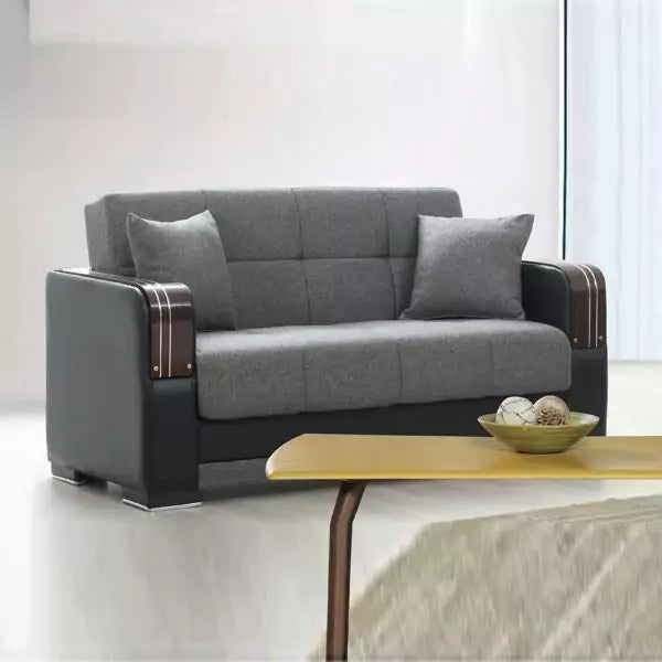 MALTA GREY SOFA BED 1 SEATER, 2 SEATER, 3 SEATER