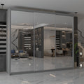 CHICAGO GREY WARDROBE 250cm
