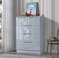 Modern High Gloss Cabinet with 5 Drawers