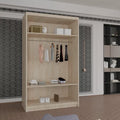 HOUSTON OAK SLIDING WARDROBE 100cm/120cm/150cm/180cm/203cm