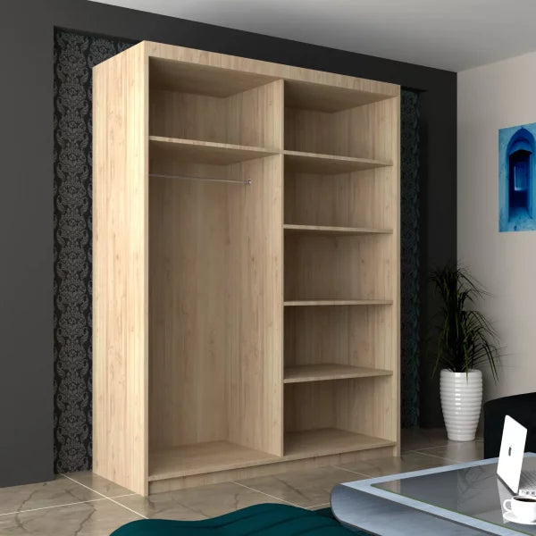 INFINITY OAK WARDROBE 150cm/180cm/200cm