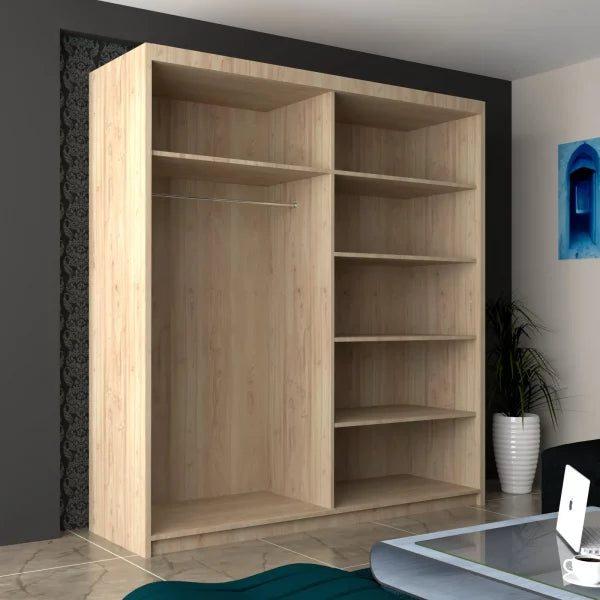 INFINITY OAK WARDROBE 150cm/180cm/200cm