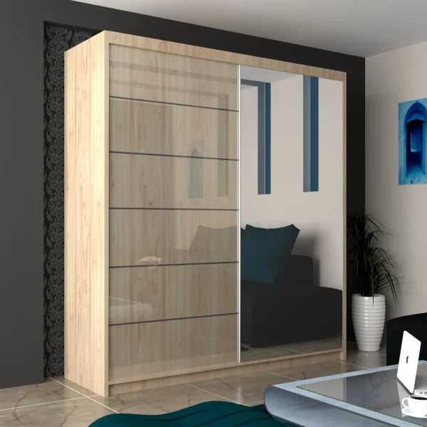 INFINITY OAK WARDROBE 150cm/180cm/200cm