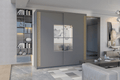 ANDORRA SLIDING WARDROBE GREY 150cm/203cm