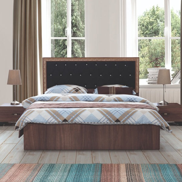 LAVELLA WALNUT SINGLE SIZE BED