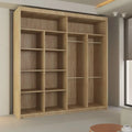 LISBON SLIDING DOOR WARDROBE OAK 120cm/150cm/180cm/203cm