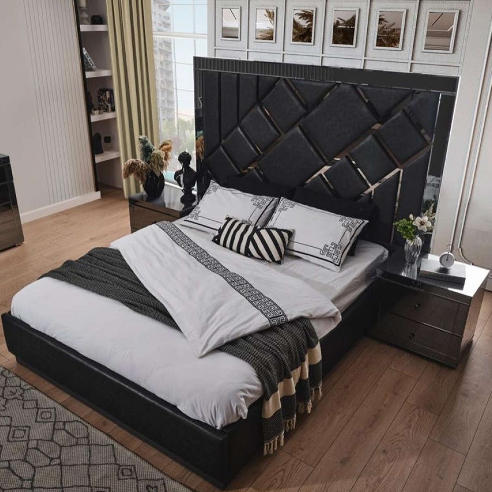 VENICE GREY LUXURY BEDROOM SET