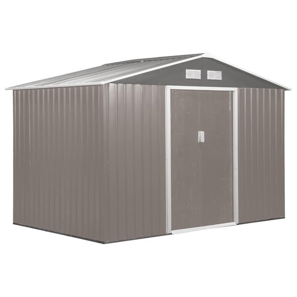 Large or XL Metal Garden Shed Grey