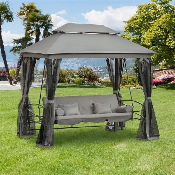 Alfresco 3 Seater Swing Chair With Cushions