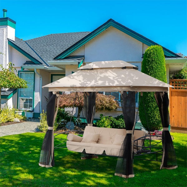 Alfresco 3 Seater Swing With Cushions