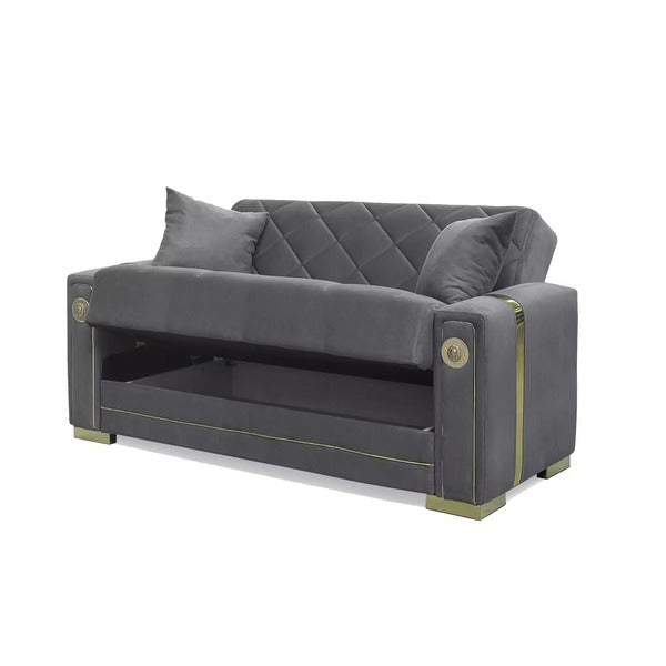 CHERRY GREY 3+2 SOFA BED