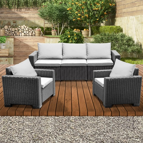 5-Seater Keter California Rattan Set
