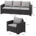 5-Seater Keter California Rattan Set