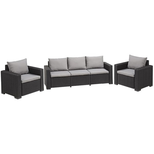 5-Seater Keter California Rattan Set