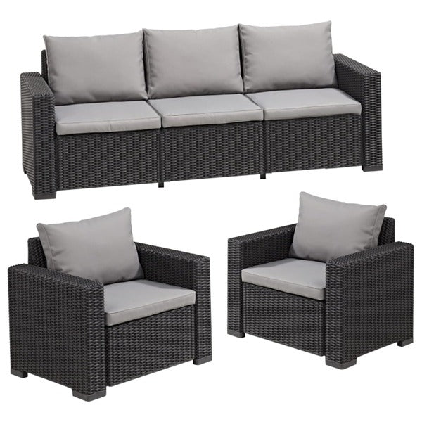 5-Seater Keter California Rattan Set