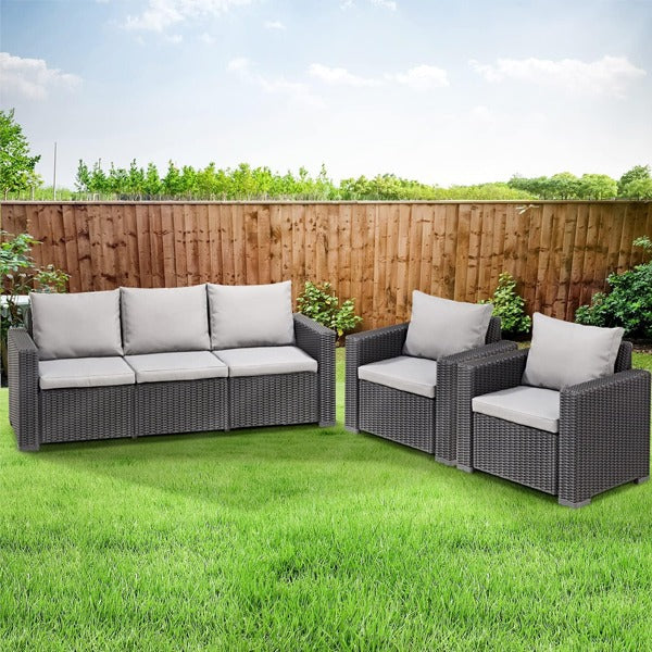 5-Seater Keter California Rattan Set