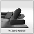 LIDO GREY CORNER SOFA BED