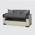 MALTA BROWN 2 SEATER SOFA BED