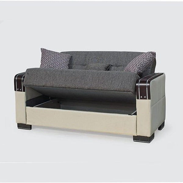 MALTA BROWN 2 SEATER SOFA BED