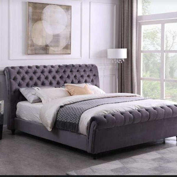 MARINA GREY DOUBLE BED