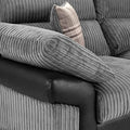 MARYLAND 3+2 SOFA SET BLACK/GREY