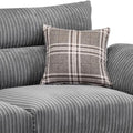 MARYLAND 3+2 SOFA SET BLACK/GREY