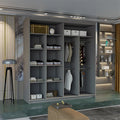 MARIKA GREY WARDROBE 120cm/150cm/180cm/203cm