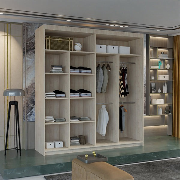 MARIKA OAK WARDROBE 120cm/150cm/180cm/203cm