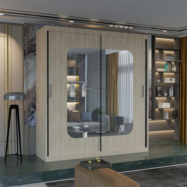 MARIKA OAK WARDROBE 120cm/150cm/180cm/203cm