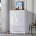 Modern High Gloss Cabinet with 5 Drawers