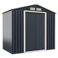 Outdoor Garden Storage Shed - Grey