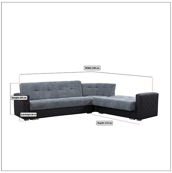 PORTO CORNER SOFA BED