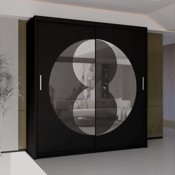 RIO GREY WARDROBE 150cm/203cm