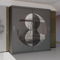 RIO BLACK WARDROBE 150cm/203cm