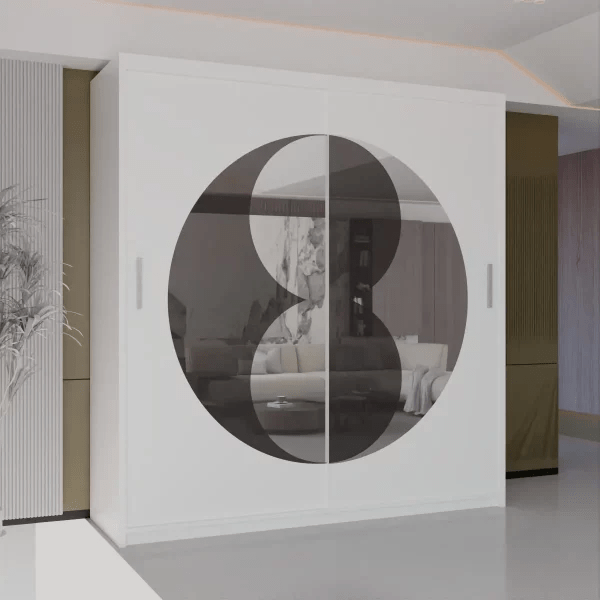 RIO GREY WARDROBE 150cm/203cm