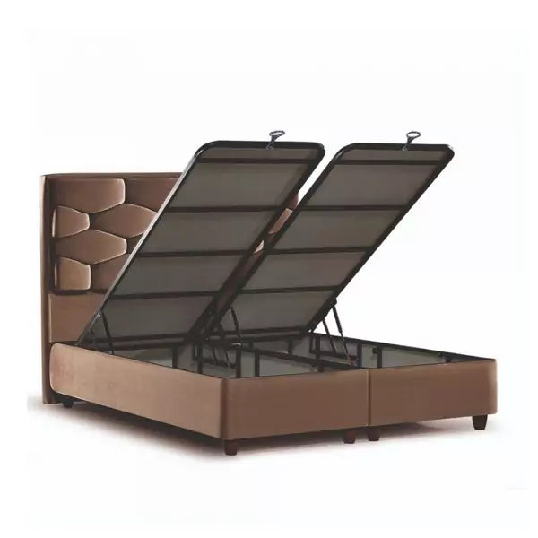 ROSE BROWN STORAGE BED
