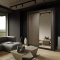 ROYAL BLACK WARDROBE 150cm/203cm
