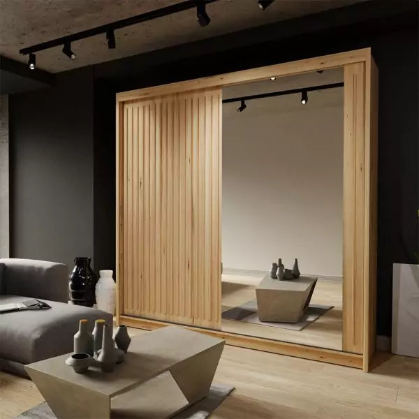 ROYAL WHITE SLIDING WARDROBE 250CM