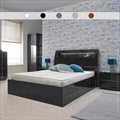 RUGBY BLACK HIGH GLOSS BED