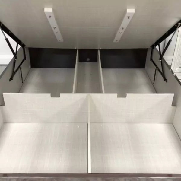 RUGBY GREY HIGH GLOSS BED