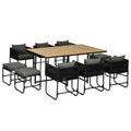Rattan Dining Set with Space Saving Design