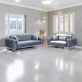 Richmond Grey Chesterfield Sofa Set