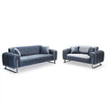 Richmond Grey Chesterfield Sofa Set