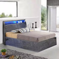 RUGBY GREY HIGH GLOSS BED