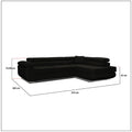 LIDO BLACK CORNER SOFA BED