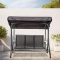 Sorrento Black 3 Seater Swing Hammock