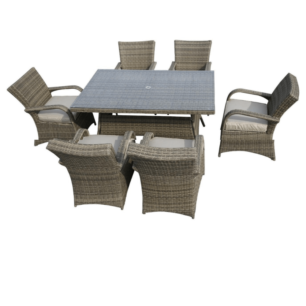 The Somerset 6 Seater With Rectangle Table