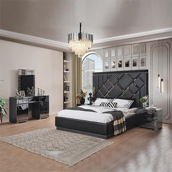 VENICE GREY LUXURY BEDROOM SET