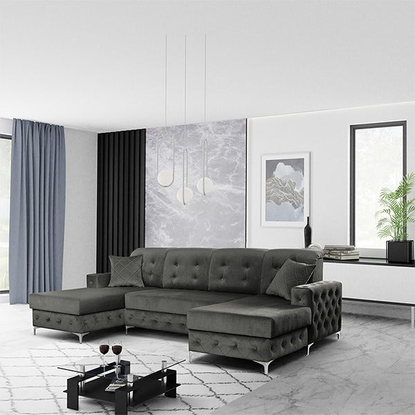 VERSO LARGE SOFA BED GREY