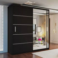 VISION WHITE WARDROBE 120cm/150cm/180cm/203cm